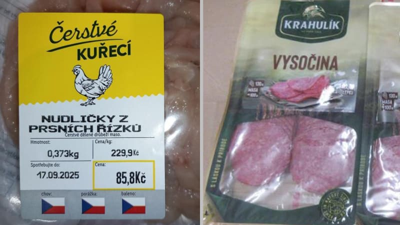 Zapáchající kuřecí i ochuzený salám. Inspekce si došlápla na závadné potraviny