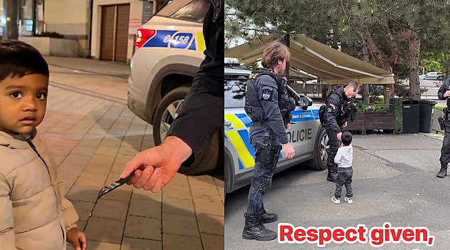 Klučina Arham si získal české policisty a videem z Varů okouzlil internet
