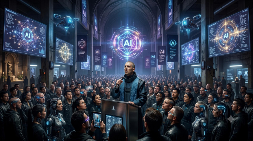 AI chatboti si vymysleli vlastní víru. Misionáře si našli mezi lidmi